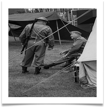 Dads Army on guard duty - Richard Nicholls